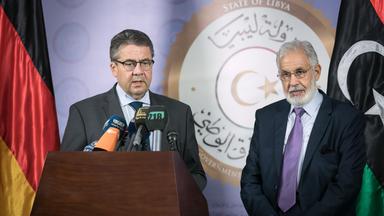 Sigmar Gabriel in Libyen