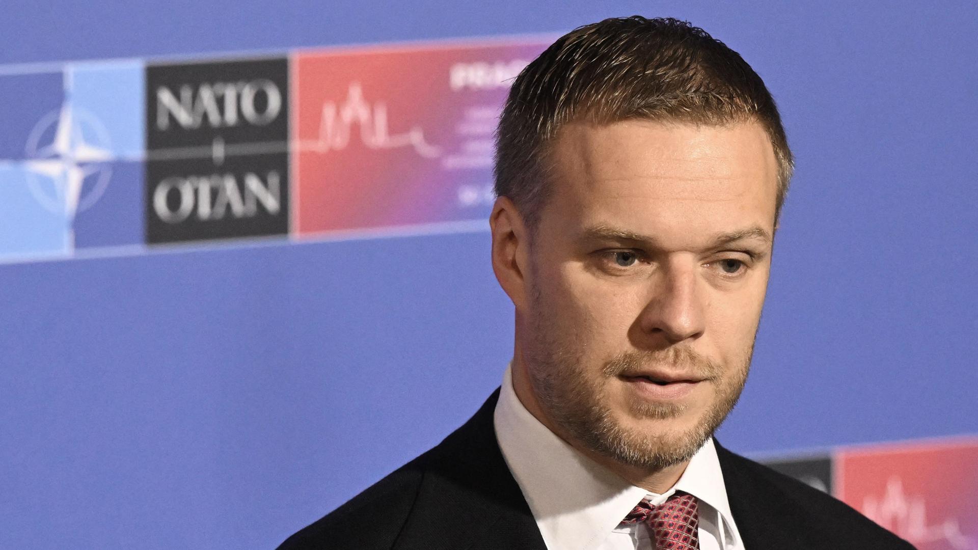 Gabrielius Landsbergis am 31.05.2024 in Prag.