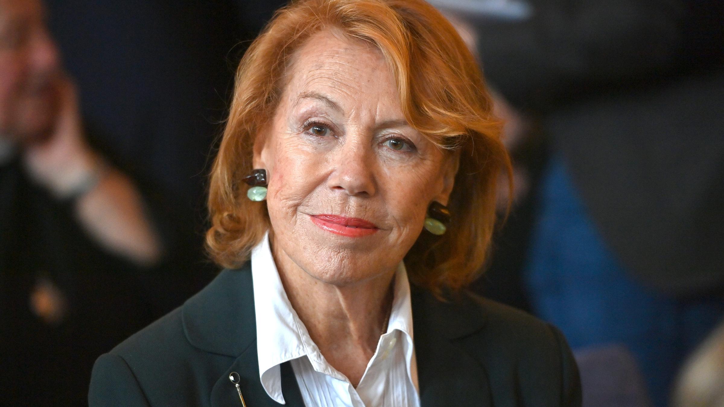 Schauspielerin Gaby Dohm bei der Verleihung des Bayerischen Verdienstorden im Antiquarium der Münchner Residenz am 13.10.2022.