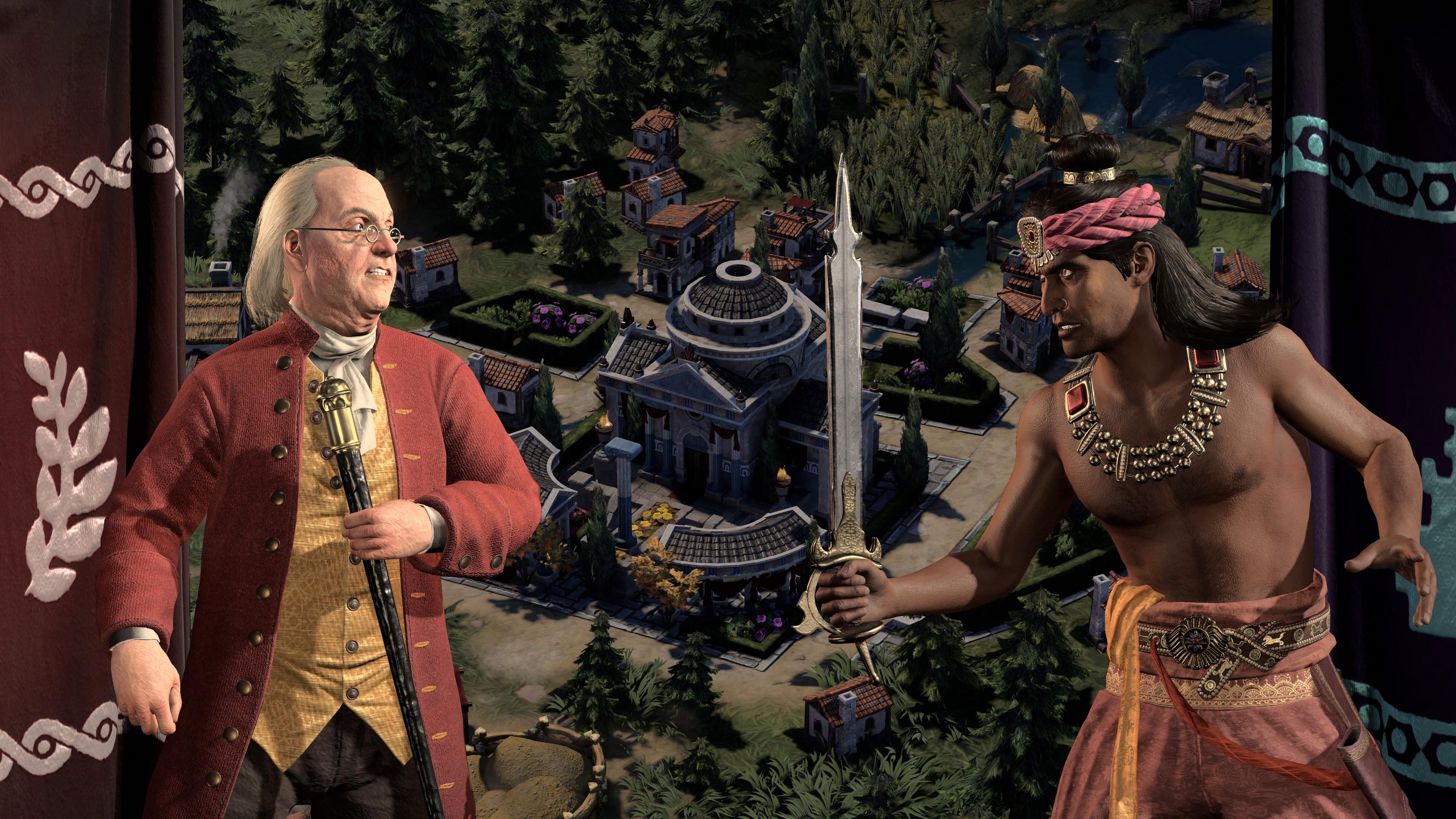 Gameplay von Civilization VII: Benjamin Franklin VS. Ashoka