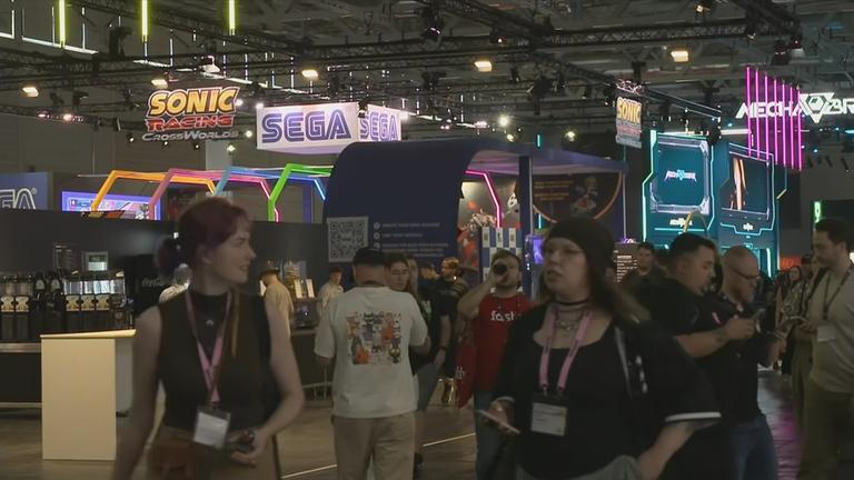 Menschen auf Gamescom