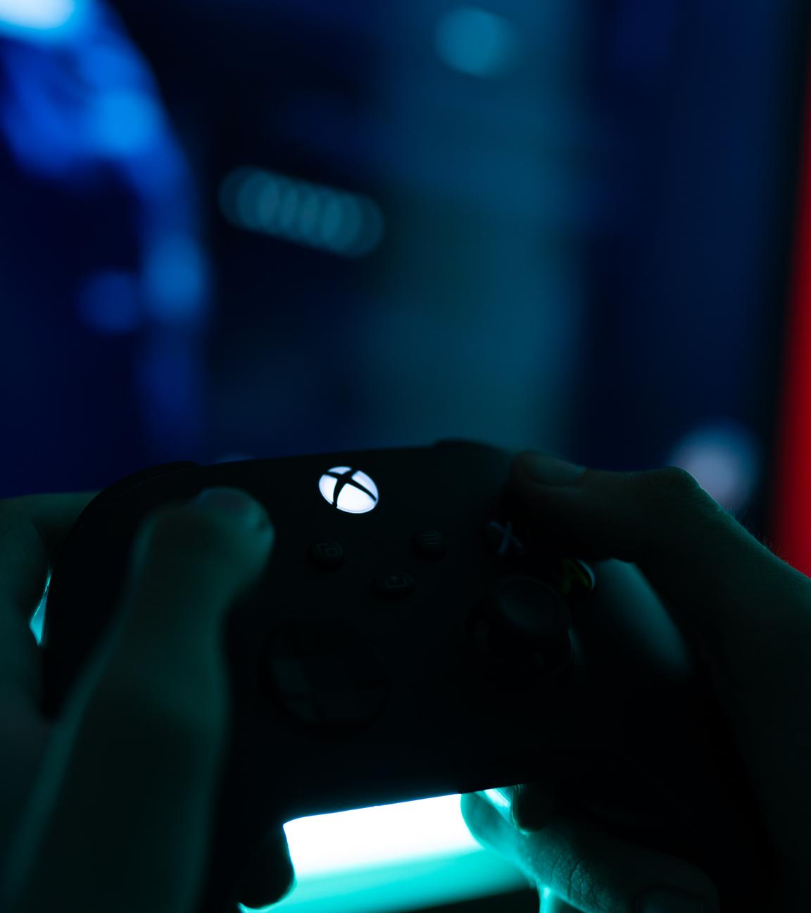 Joystick controller for playing on the new xbox series x console. 