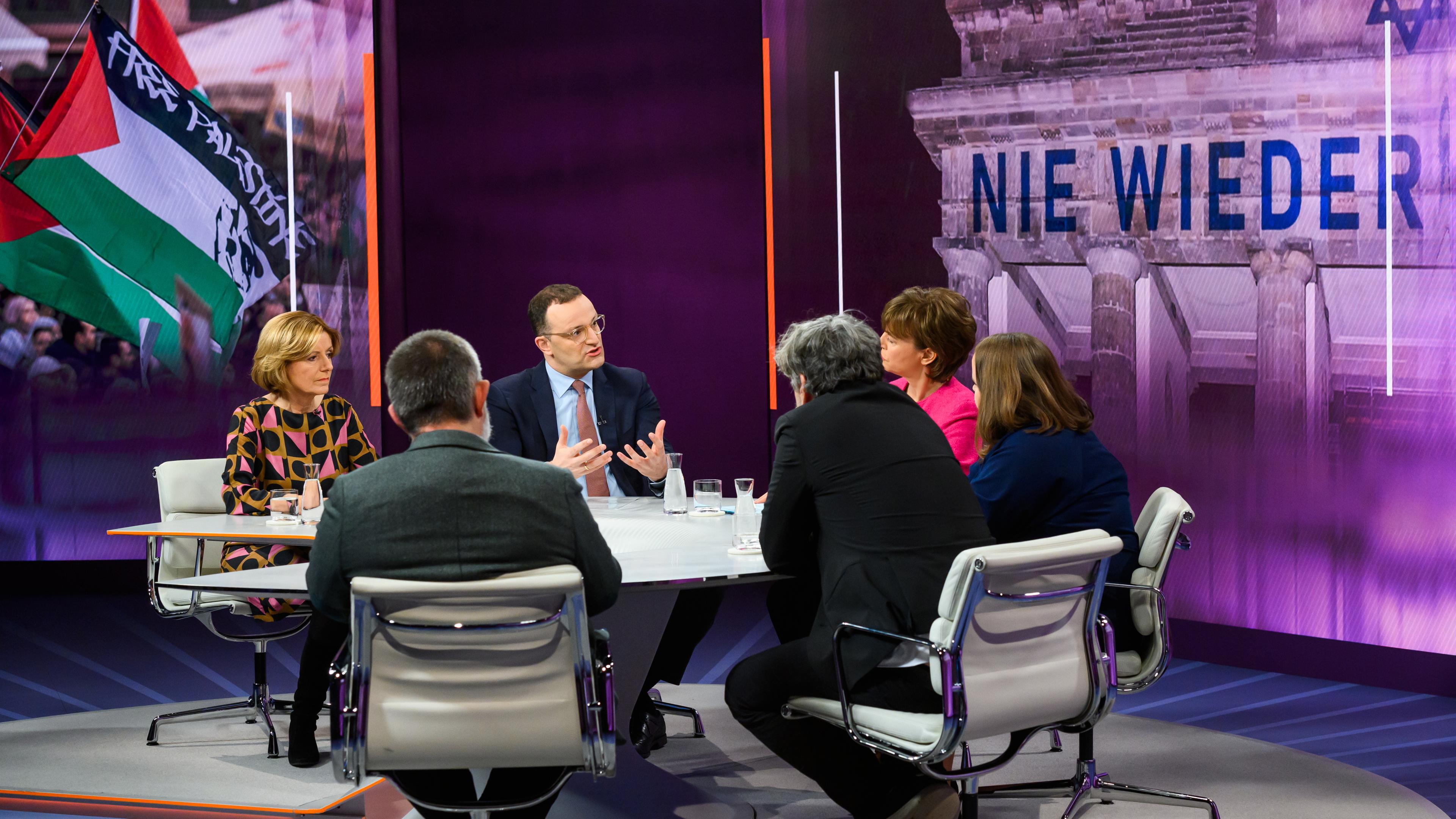 Malu Dreyer, Jens Spahn, Maybrit Illner, Ricarda Lang, Deniz Yücel, Stephan J. Kramer