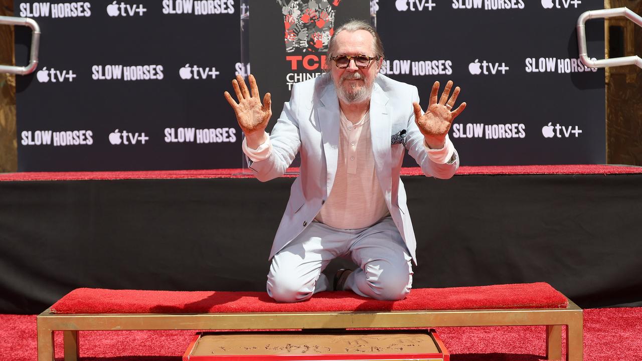 Gary Oldman auf dem Hollywood Boulevard im Zement verewigt