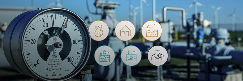 Gasspeicher Messgerät