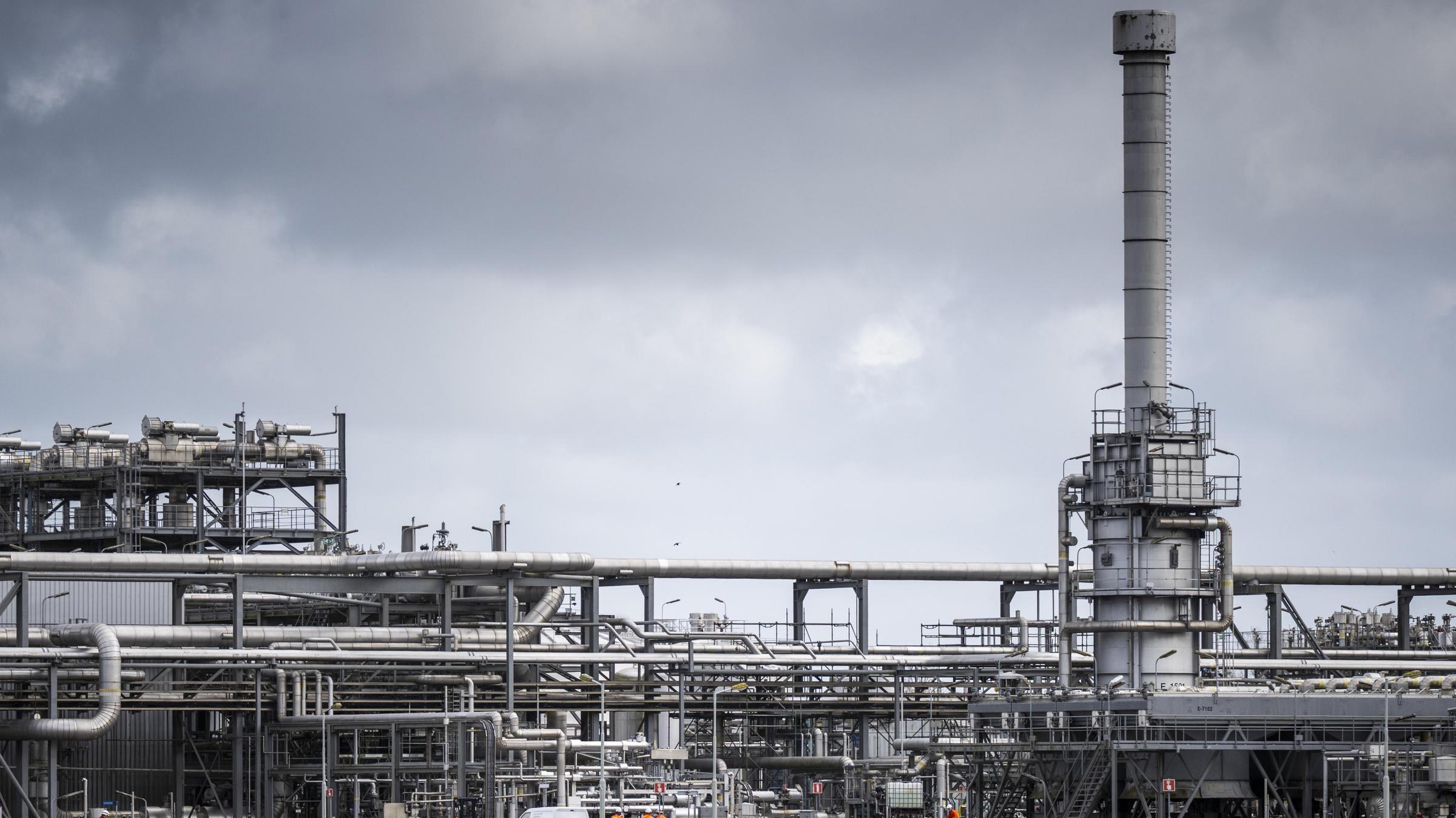 Anlage eines unterirdischen Erdgasspeichers in den Niederlanden.