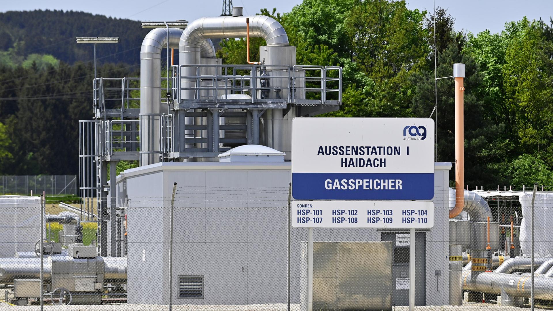 Archiv: Gasspeicherstation Haidach, Österreich am 11.05.2022