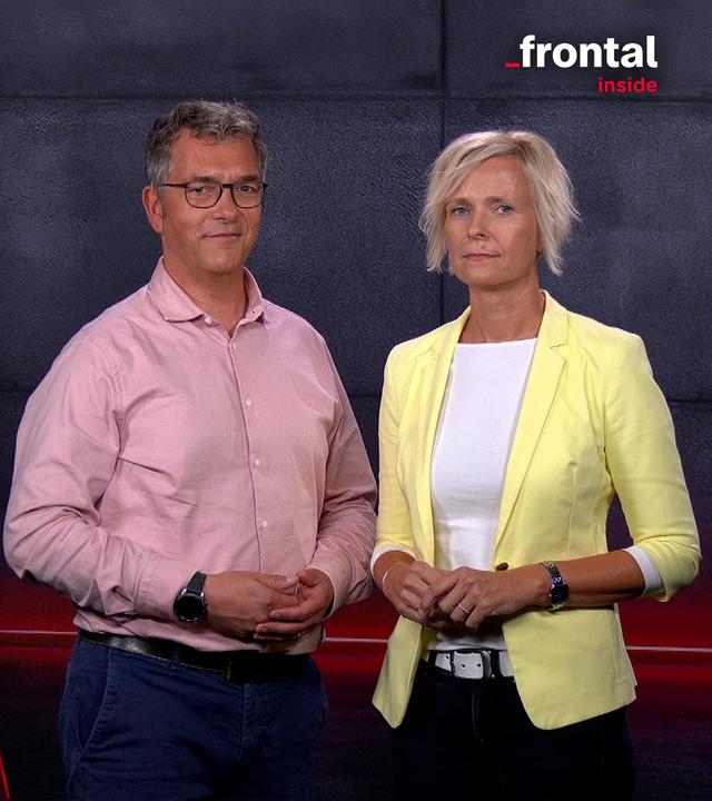 Autor und Host frontal inside