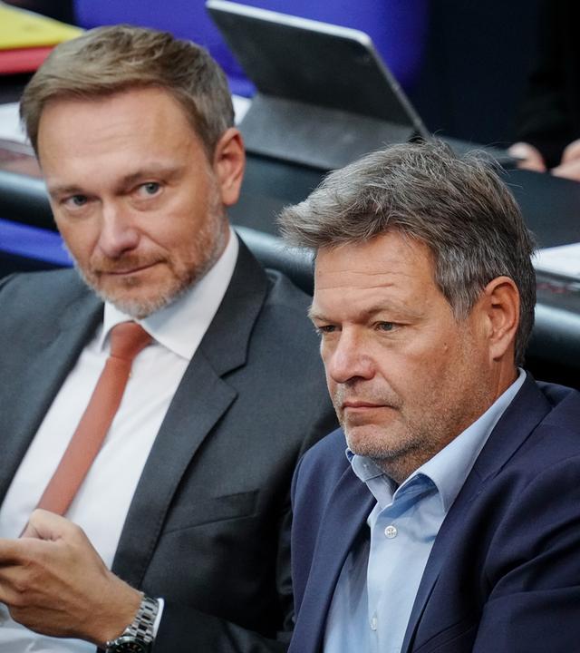 Christian Lindner und Robert Habeck