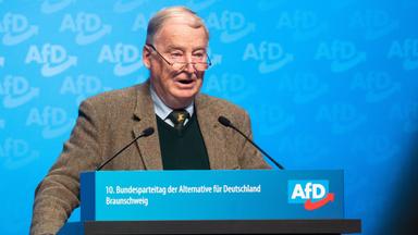 Alexander Gauland beim AfD-Parteitag in Braunschweig