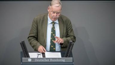 Alexander Gauland (AfD) bei der Generaldebatte im Bundestag