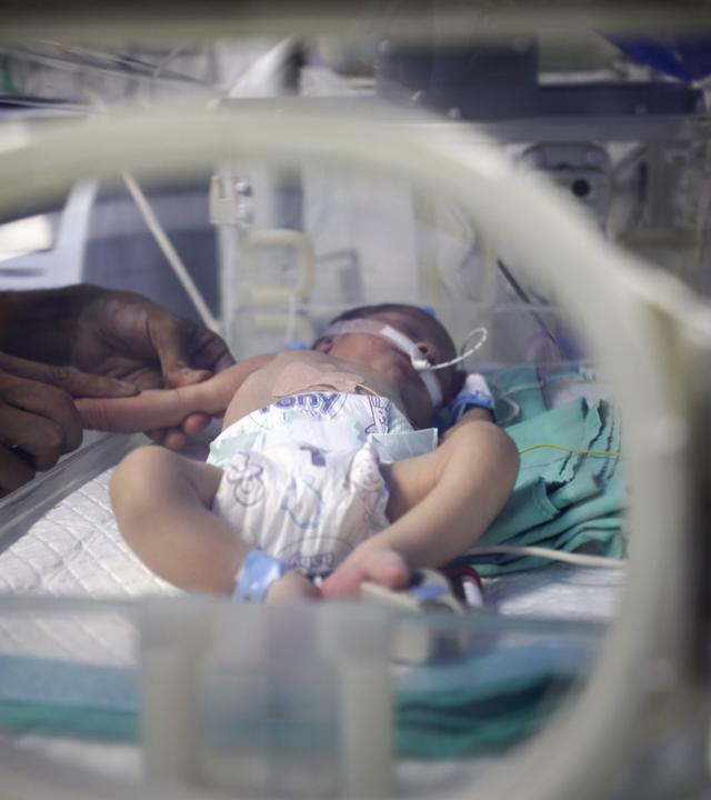 Frühchen im Al-Helou Krankenhaus im Gazastreifen