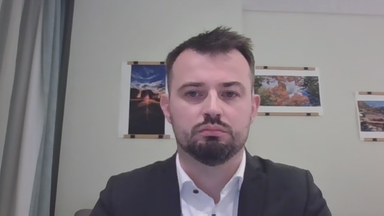 Nahost- und Sicherheitsexperte Sascha Bruchmann bei ZDFheute live. 