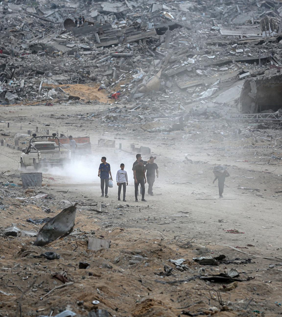 Palästinenser kehren nach Gaza-Stadt zurück