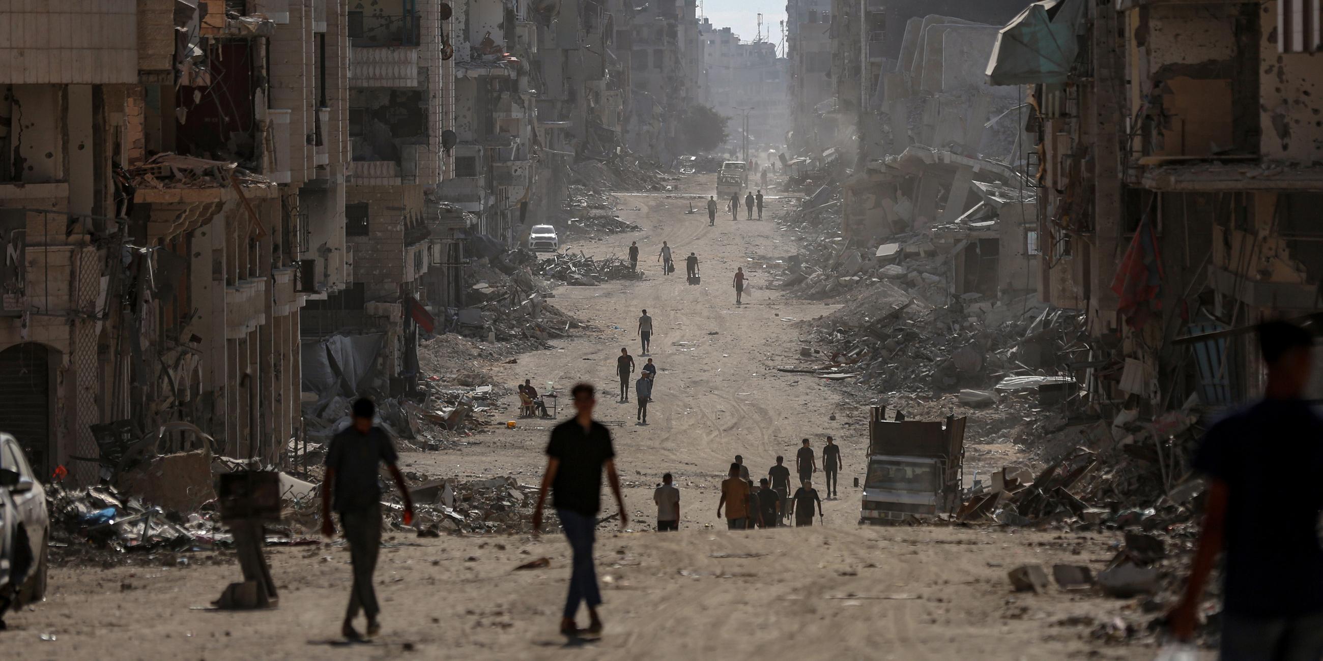Bilder aus Gaza Stadt aufgenommen am 17. Oktober 2025.