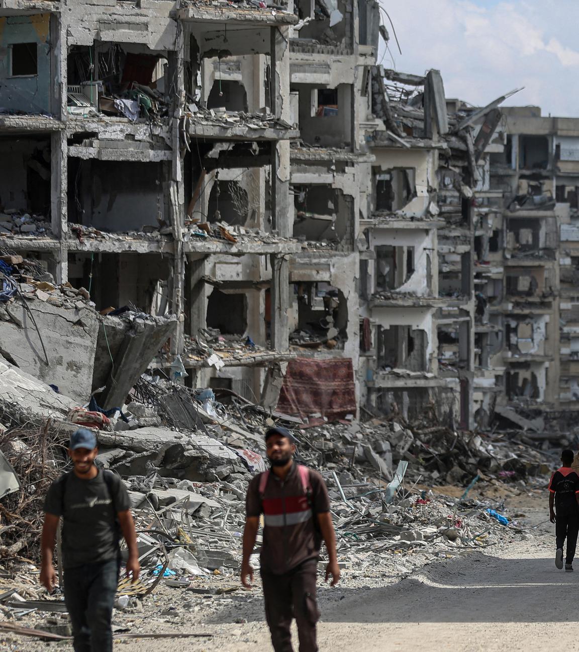 Zerstörung in Gaza-Stadt, aufgenommen am 12.10.2025