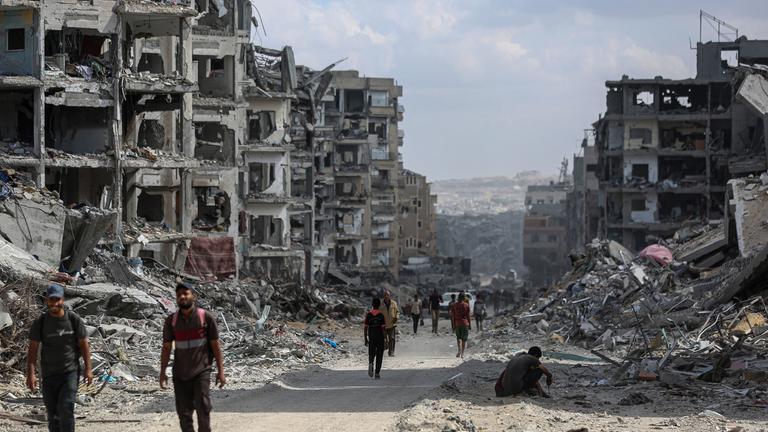 Zerstörung in Gaza-Stadt, aufgenommen am 12.10.2025