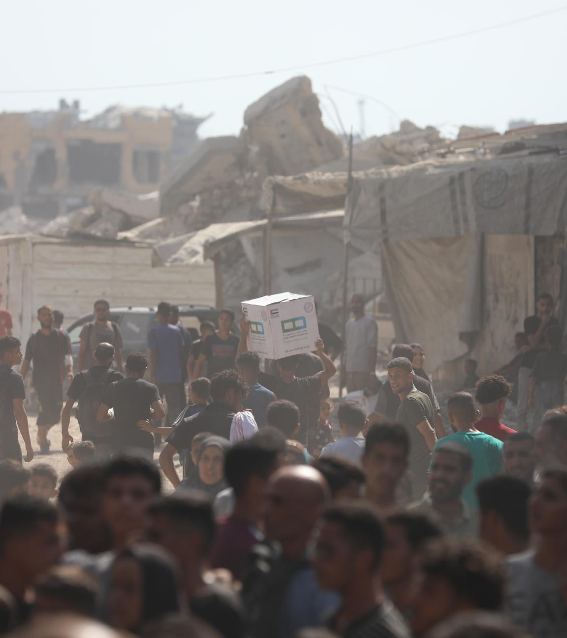 Menschen in Gaza 