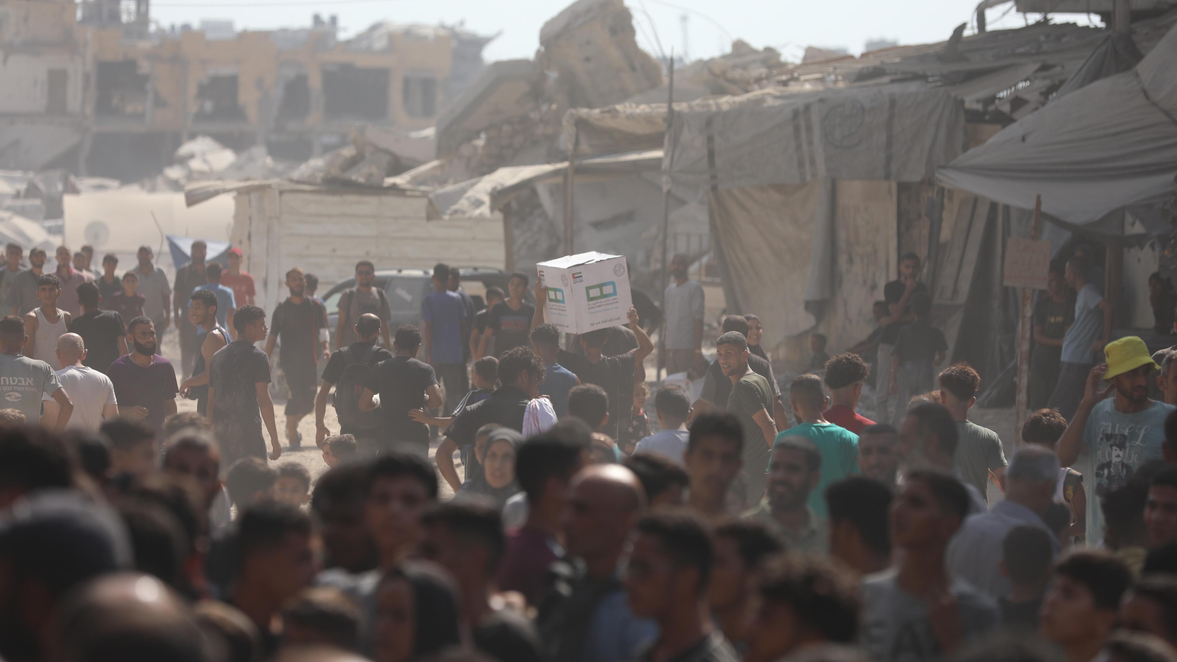 Menschen in Gaza 