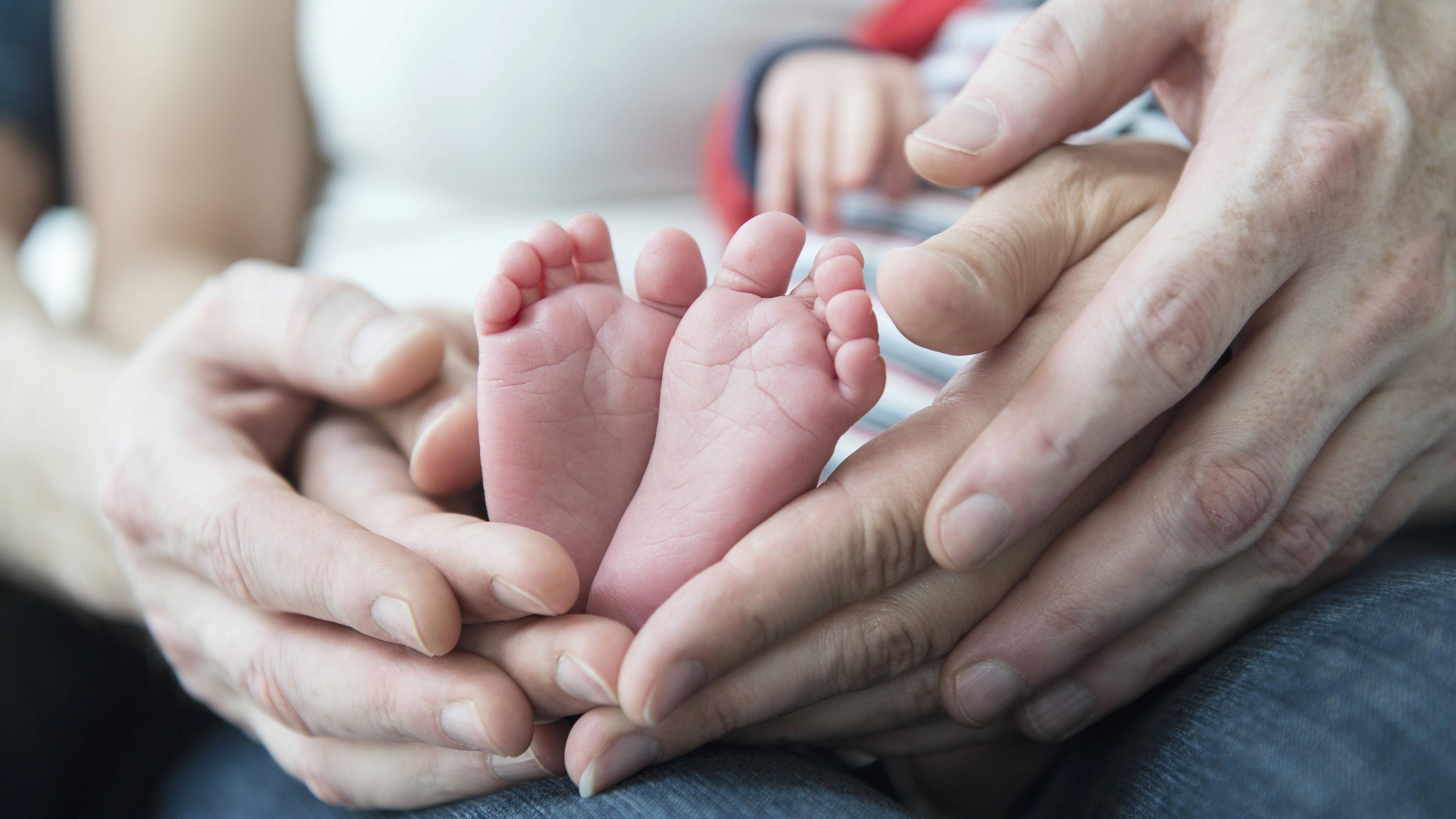 Babyfüßchen, aufgenommen am 04.05.2017