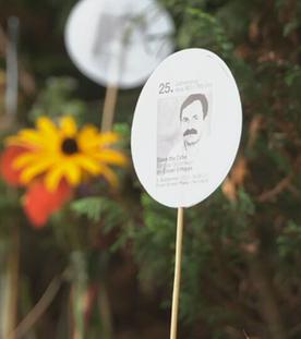 Gedenken am 25. Jahrestag der Ermordnung von Enver Simsek durch den NSU