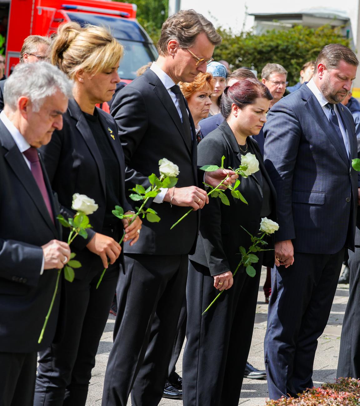 Gedenken an die Opfer des Terroranschlag von Solingen