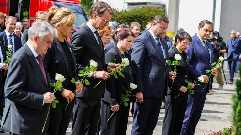 Gedenken an die Opfer des Terroranschlag von Solingen