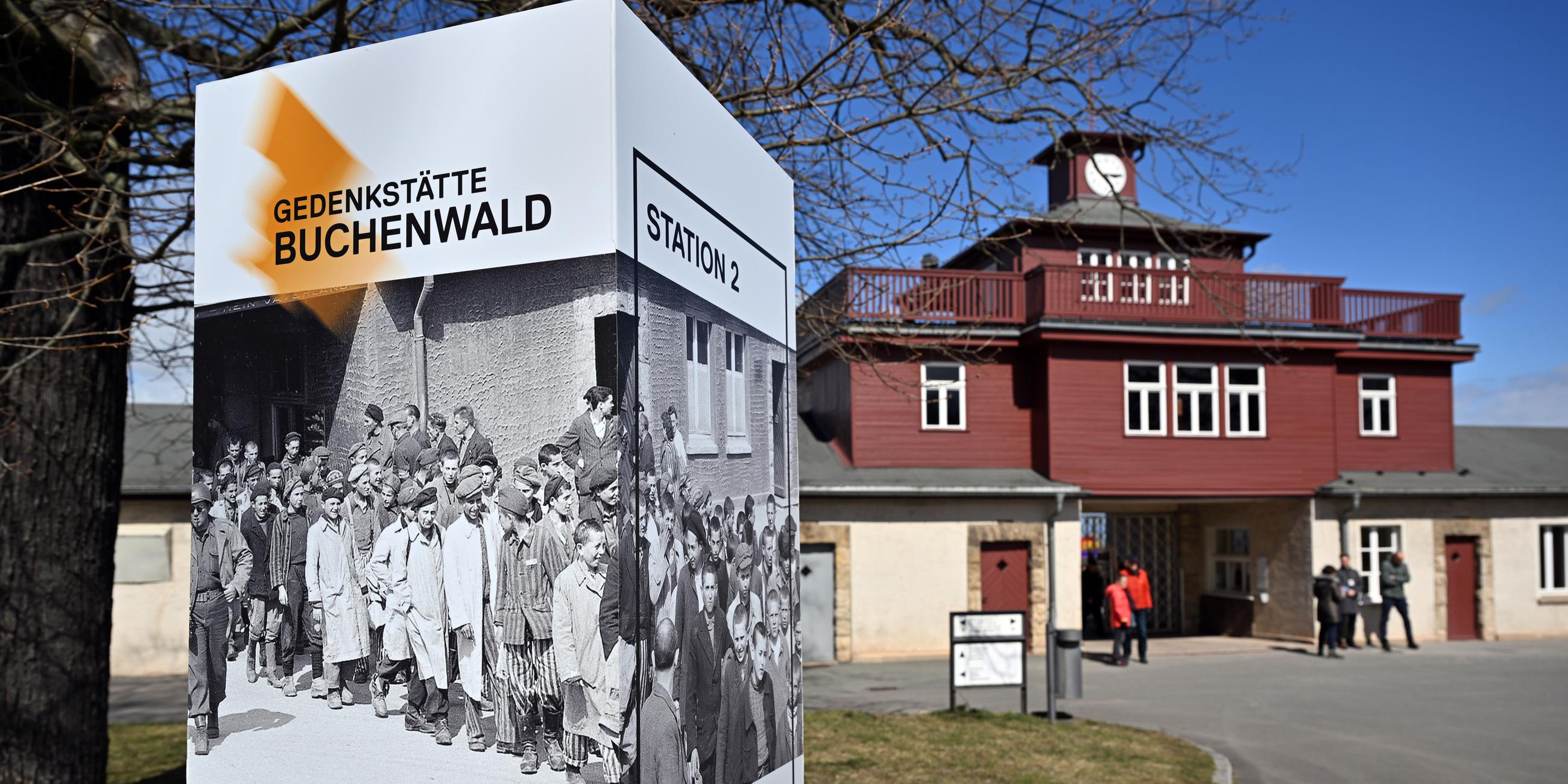 Thüringen, Weimar: Befreiungsgedenken im ehemaligen Konzentrationslager Buchenwald im April 2022.