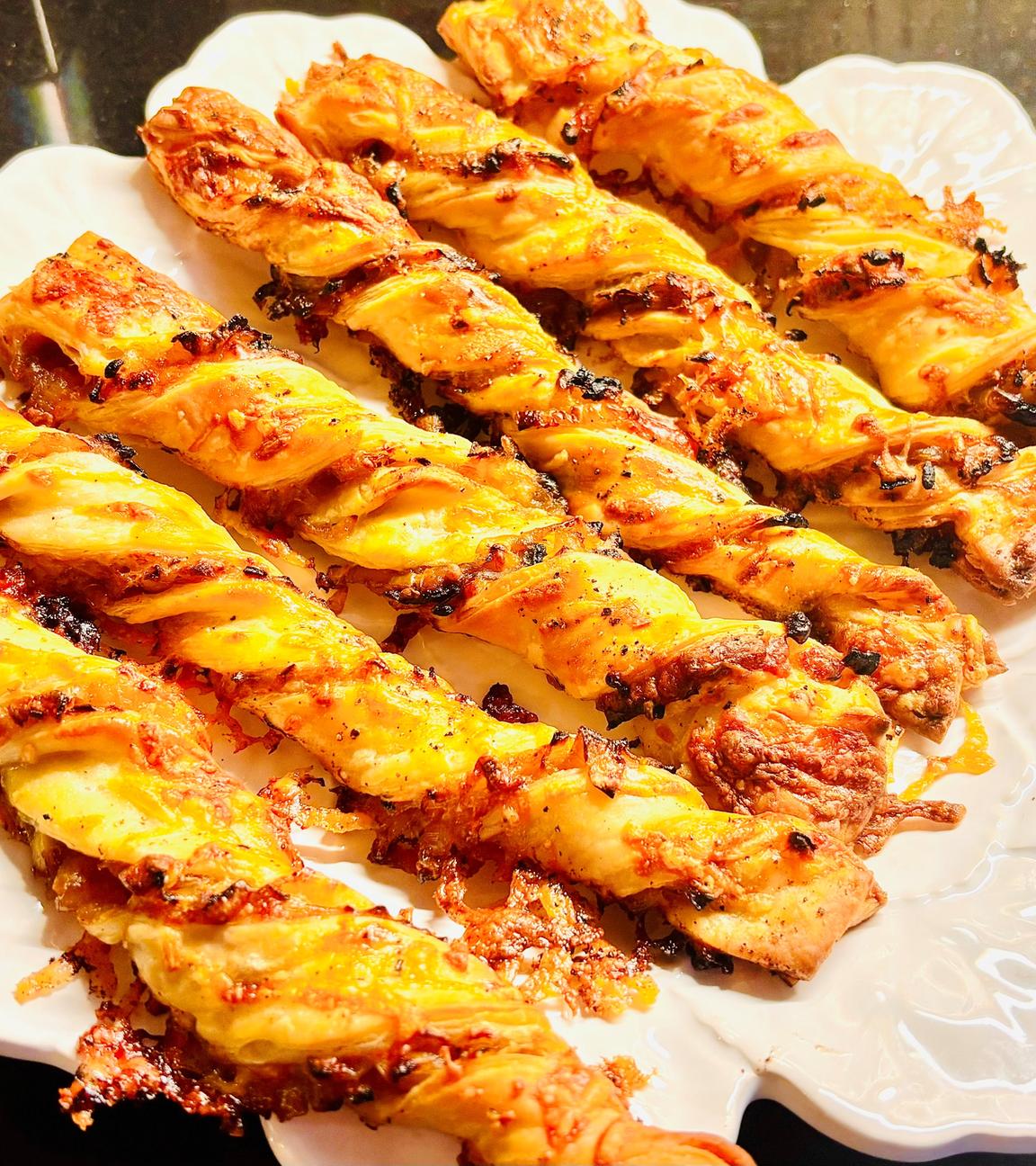 Gedrehtes Zwiebelgebäck