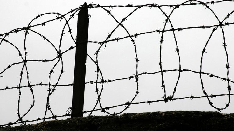 Stacheldrahtzaun