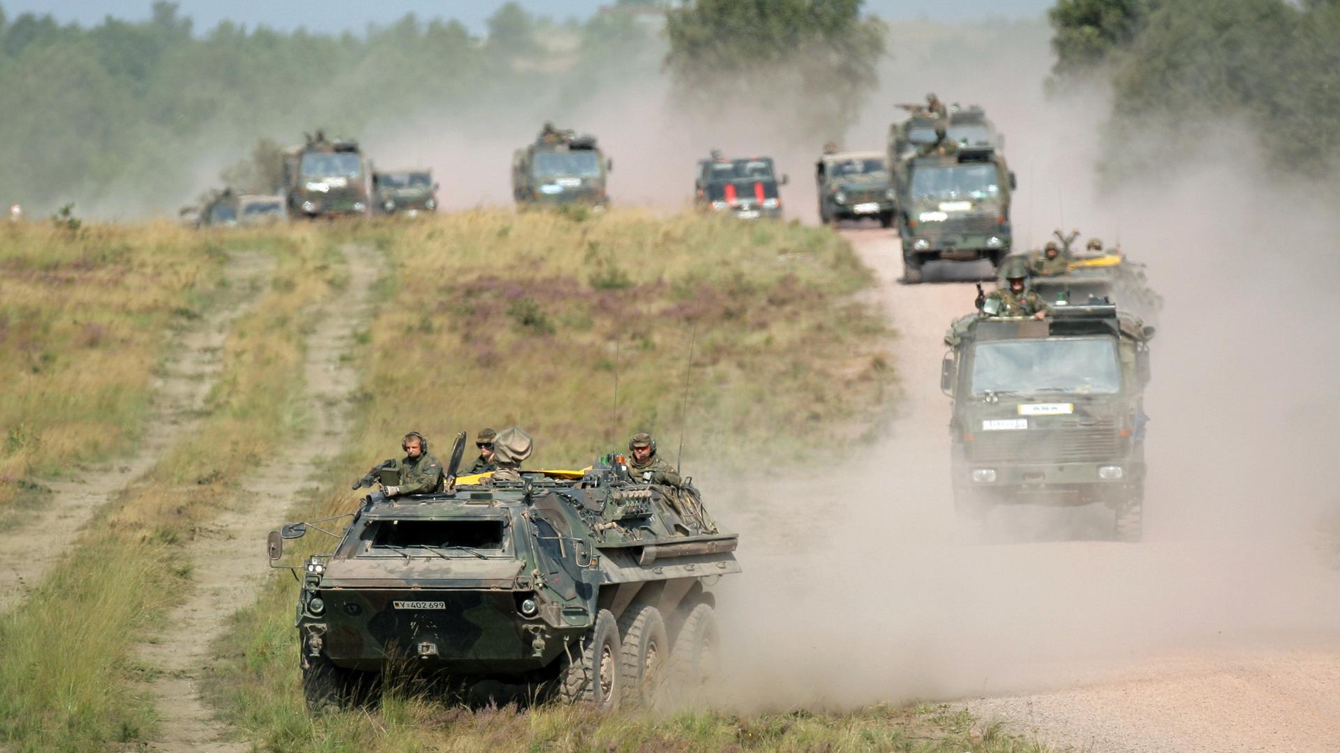 Gefechtsübung der Bundeswehr