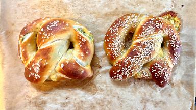 Gefüllte Brezel