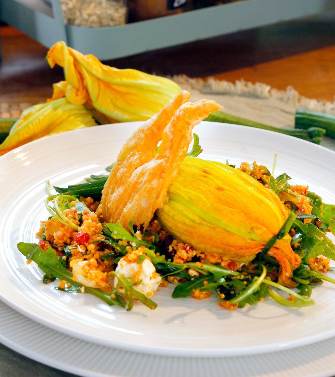 Gefüllte Zucchini Blüten