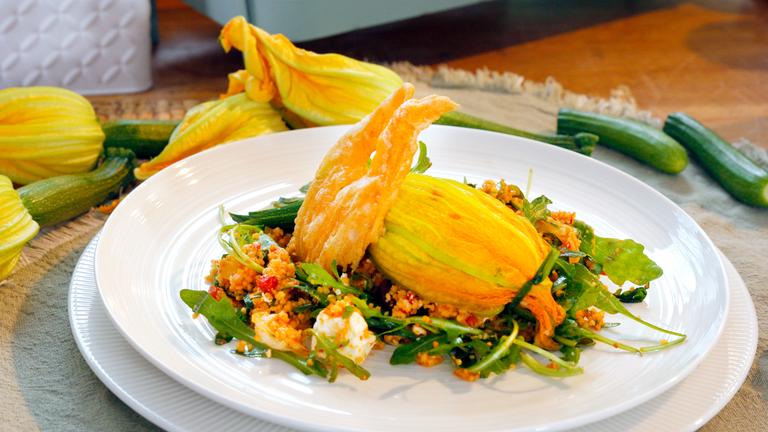 Gefüllte Zucchini Blüten