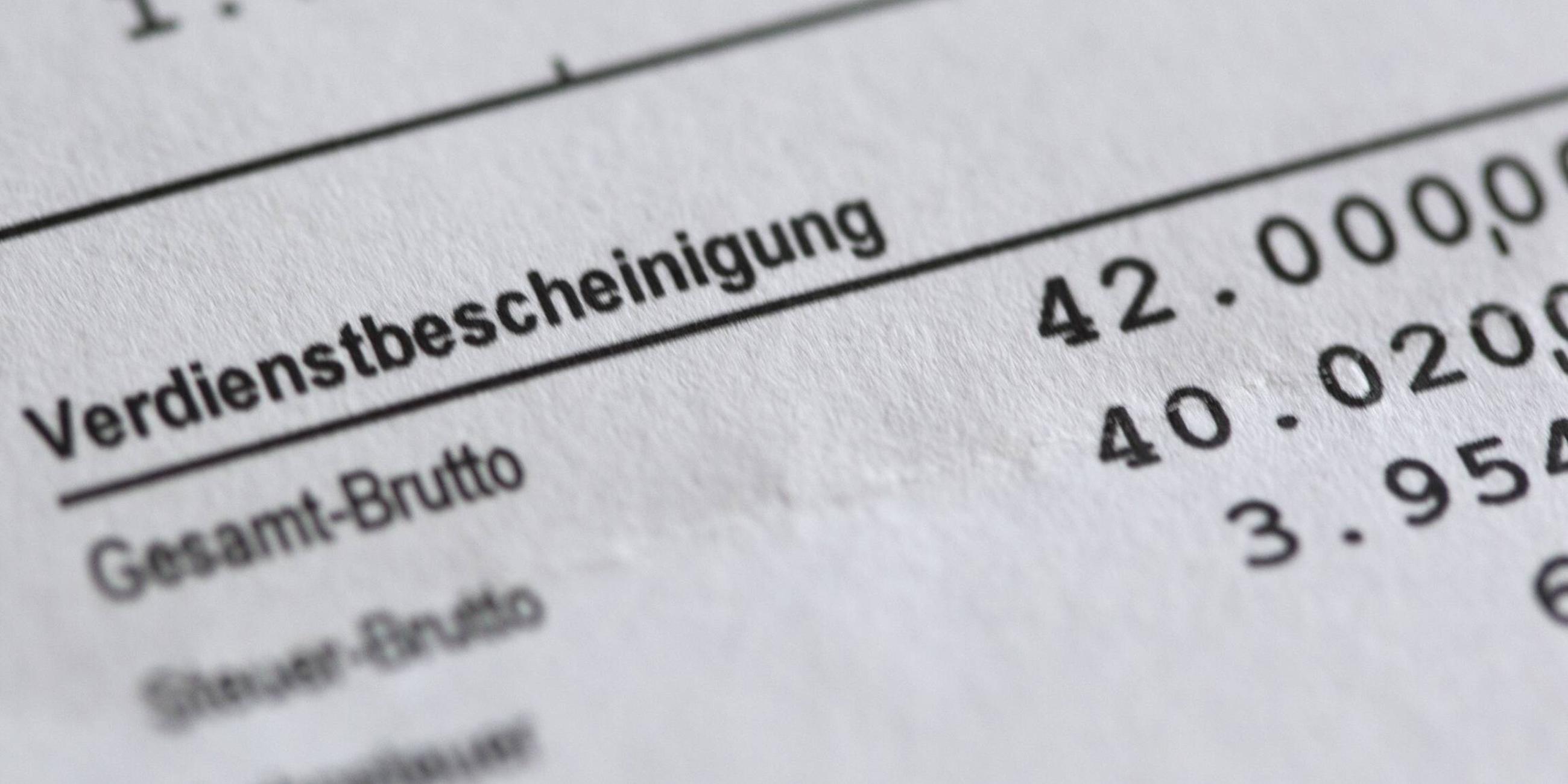 Gehaltsabrechnung