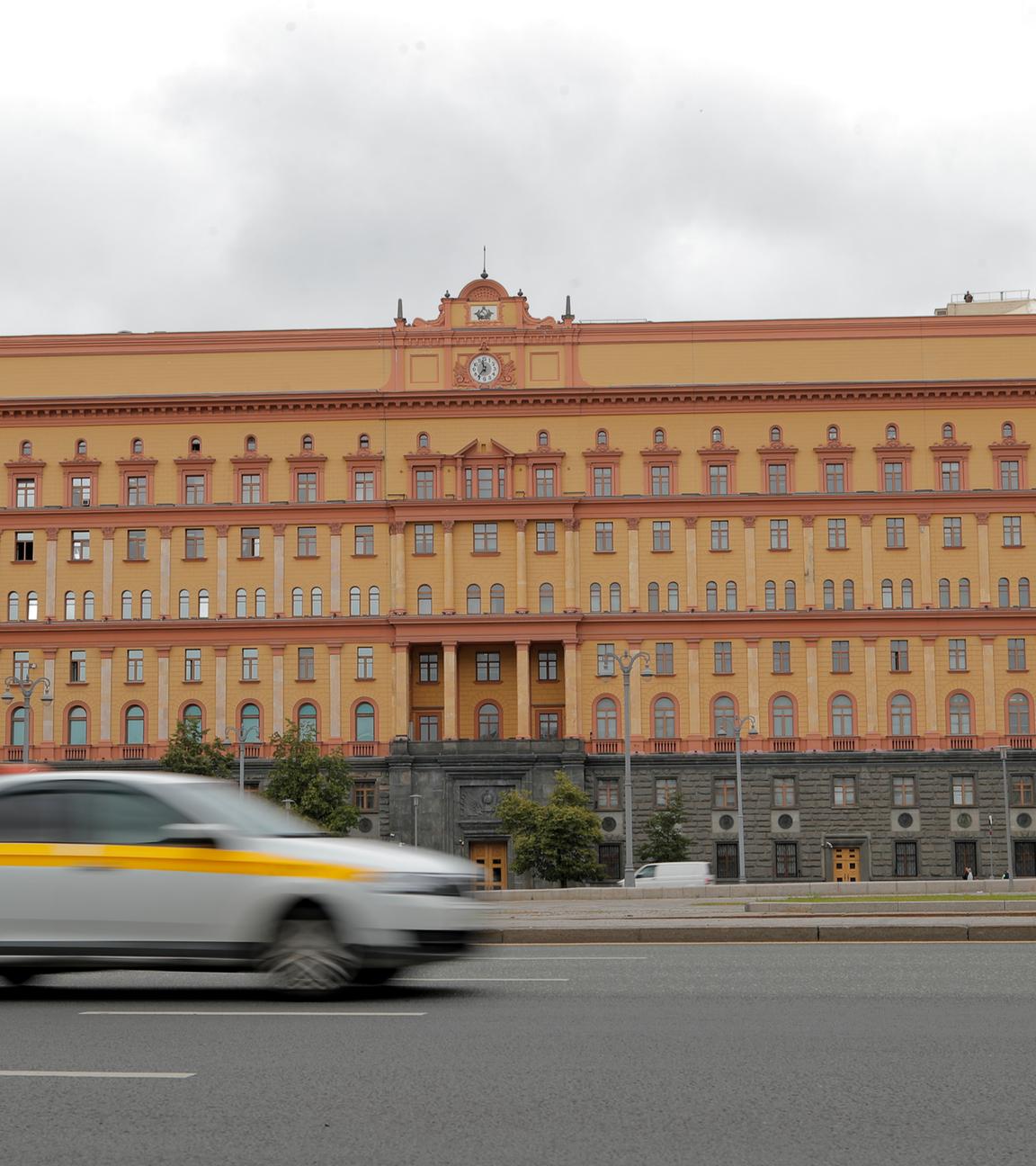 Das Hauptquartier des russischen Inlandsgeheimdienstes FSB am 24.06.2023 in Moskau.