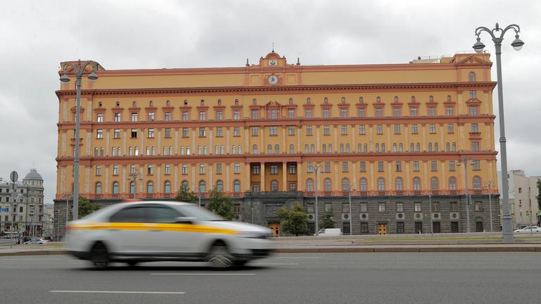 Das Hauptquartier des russischen Inlandsgeheimdienstes FSB am 24.06.2023 in Moskau.