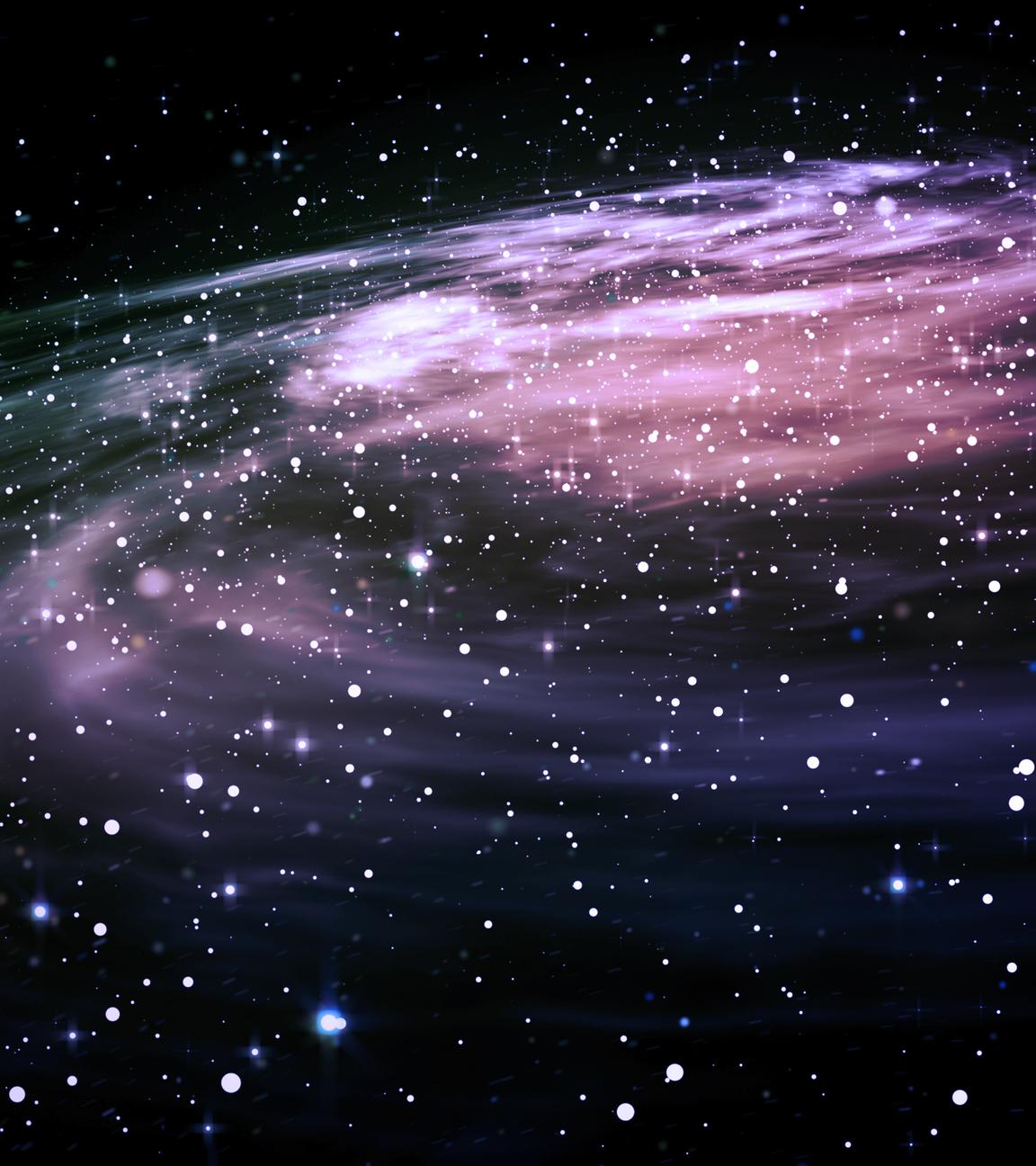 Rotierende Spiralgalaxie