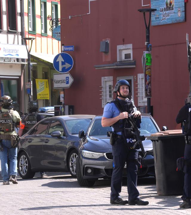 Geiselnahme in einer Bank im rheinland-pfälzischen Sinzig