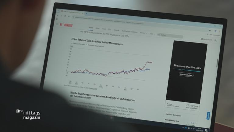 ETF-Kurse am Bildschirm