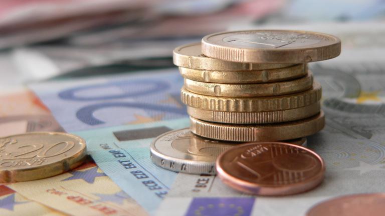 Euromünzen und -scheine