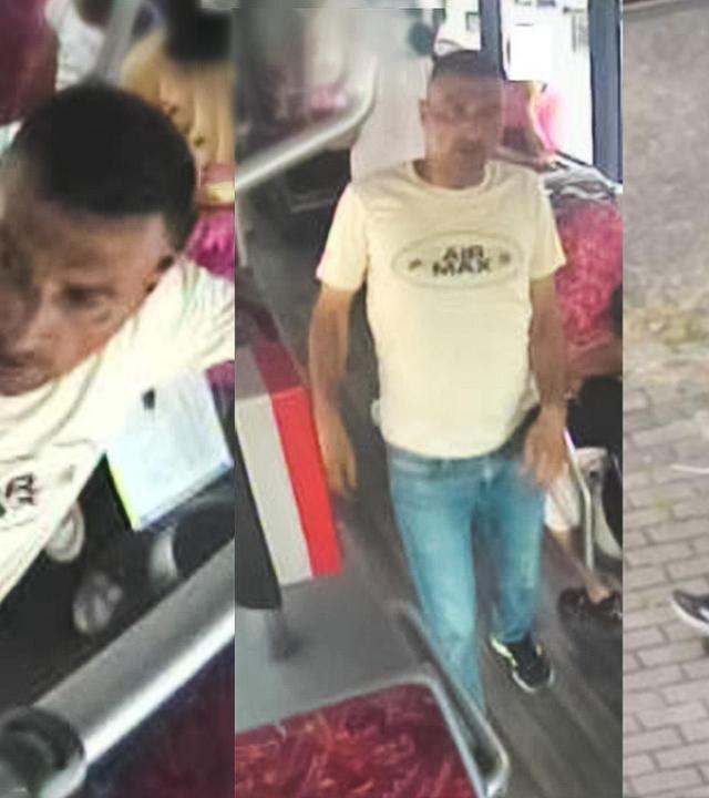 Mutmaßlicher Täter aus dem Videomaterial im Bus