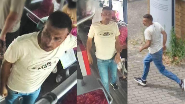 Mutmaßlicher Täter aus dem Videomaterial im Bus