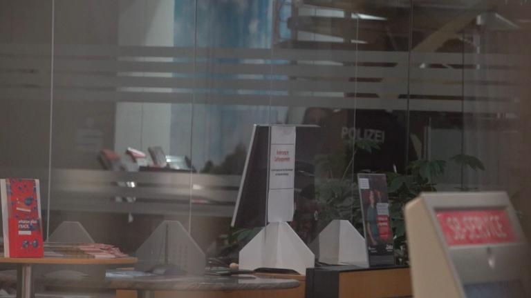 abgedunkelte Sparkasse