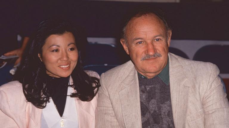 Schauspieler Gene Hackman und seine Frau Betsy Arakawa