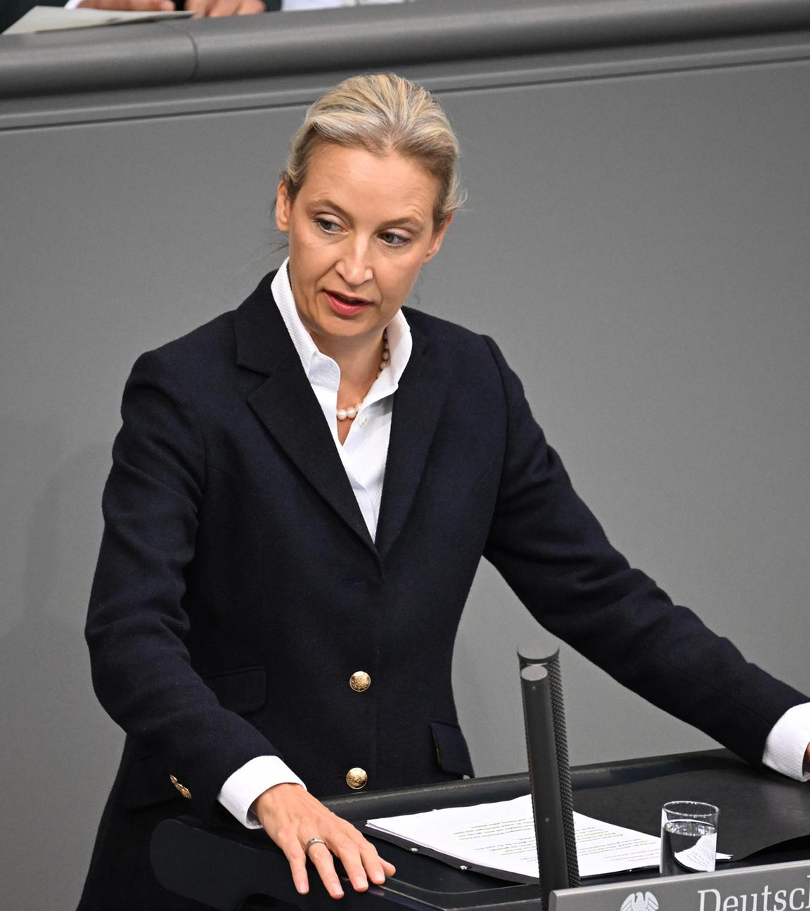 Generaldebatte im Bundestag - Alice Weidel