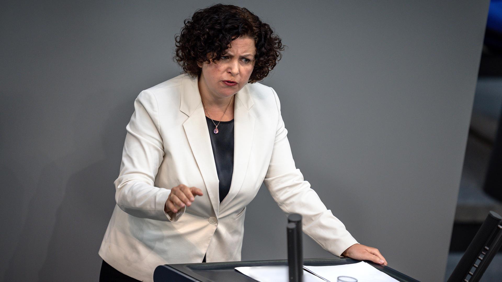 Amira Mohamed Ali  bei der Generaldebatte im Bundestag am 07.09.2022 in Berlin