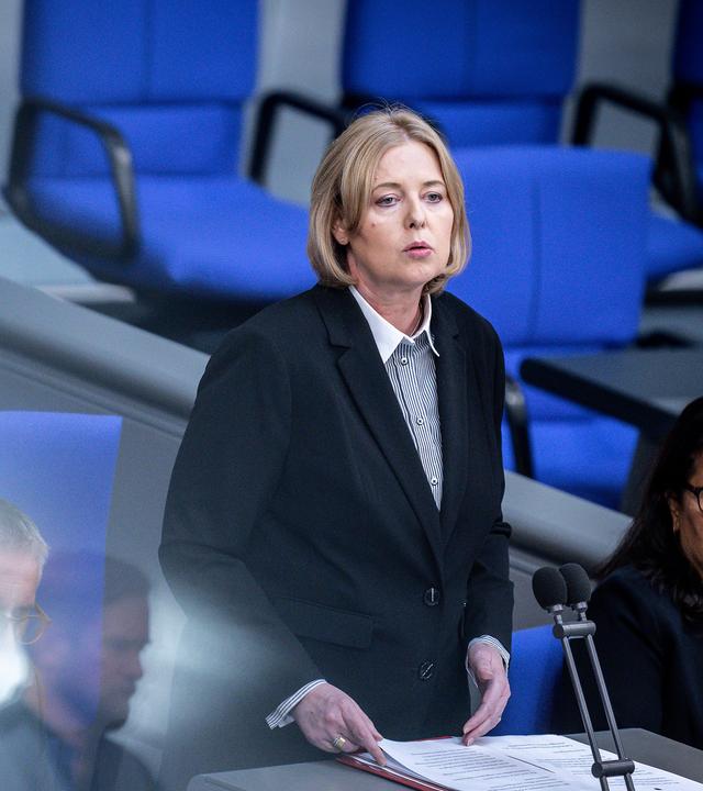 Bärbel Bas (SPD) bei der Generaldebatte im Bundestag am 07.09.2022 in Berlin