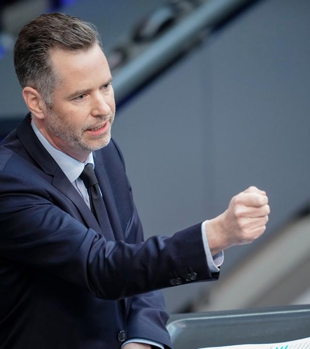 Christian Dürr bei der Generraldebatte im Bundestag am 23.03.2022
