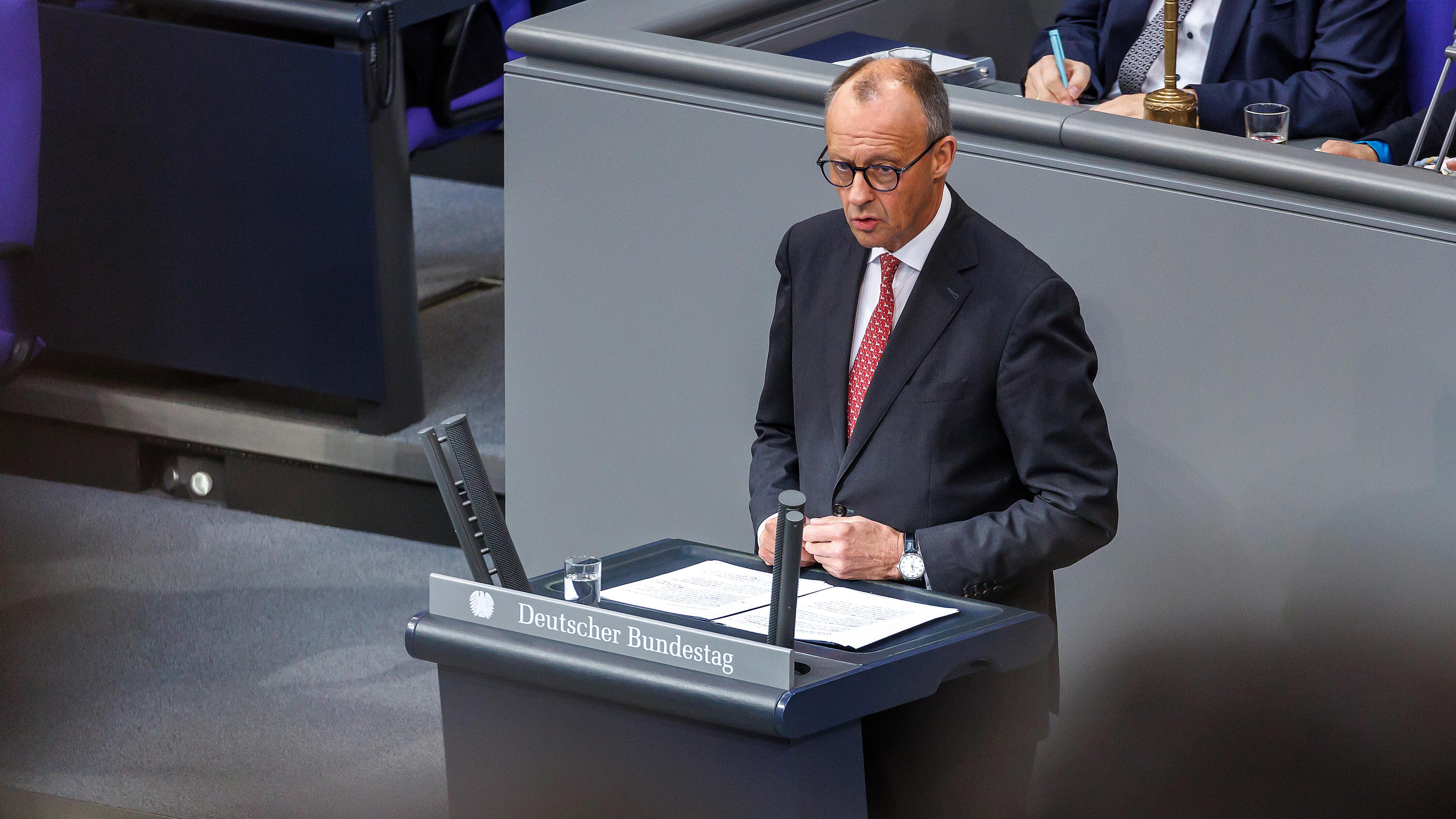Generaldebatte im Bundestag - Friedrich Merz
